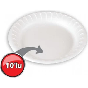 Köpük Tabak 19cm. 10 Lu 3784