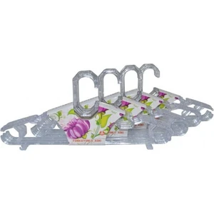 Kristal Şeffaf Askı 6 Lı  15056