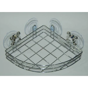 Banyo Köşe Metal Vantuzlu Raf 9667