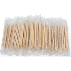 Ahşap Poşetli Jelatinli Kürdan 750'li x 5 Paket (Kullan At)