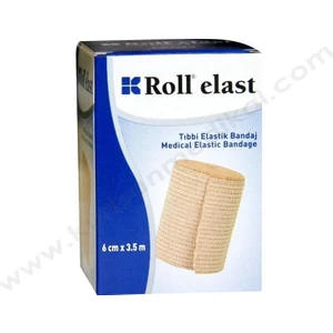 Roll Elast 6 Cm X 3,5 M Tıbbi Elastik Bandaj