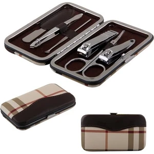 Peak Bays Deri Çantalı 6 Parça Manikür Seti