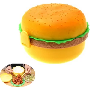 Peak Bays Hamburger Tasarımlı Saklama ve Beslenme Kabı