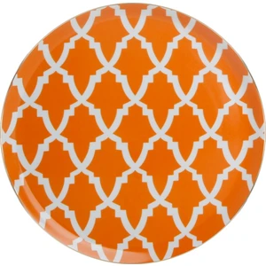 Morocco Ds3 Turuncu Düz Tabak 28 Cm
