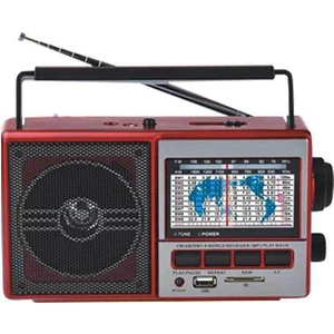 Rt-41U Şarjlı 10 Band Dünya Radyosu ,Usb, Sd , Mp3 Player