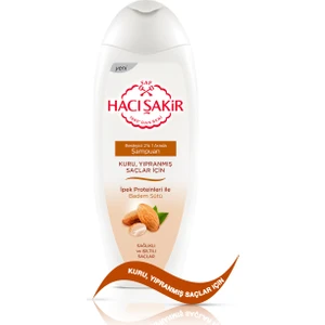 Hacı Şakir Şampuan Kremli Badem-Kuru ve Yıpranmış Saçlar 500 ml