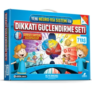 Adeda Yayıncılık Dikkati Güçlendirme Seti  1. Sınıf - 7 yaş - Osman Abalı