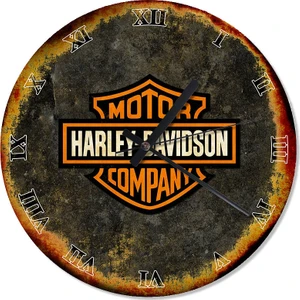 MOTOR HARLEY DAVİDSON COMPANY Akarlı Duvar Saati 30 X 30 Cm
