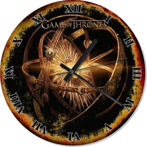 Tablomega Game Of Thrones Desenli Duvar Saati 30 X 30 Cm