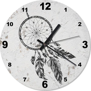 Dream Catcher Retro Duvar Saati  30 X 30 Cm