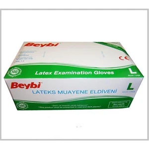 Lateks Pudralı Eldiven L - 1 Adet