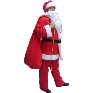 Hkostüm Yılbaşı Yetişkin Noel Baba Kostümü Lüx