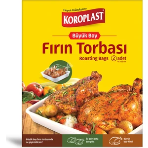Büyük Boy Fırın Torbası 45x50 cm 2'li