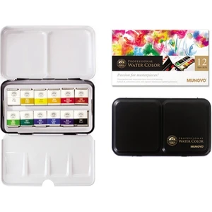 Profesyonel Suluboya Seti 12 Renk (Yarım Tablet)