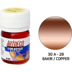 Cam Boyası 25Ml - Bakır