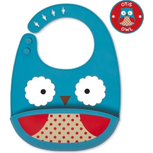Skip Hop Zoo Silikon Önlük - Baykuş
