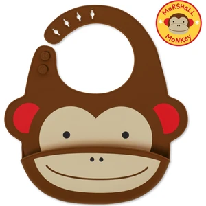 Skip Hop Zoo Silikon Önlük Maymun 232201