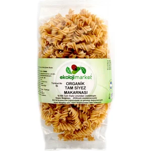 Ekoloji Market Organik Tam Siyez Makarnası 300 Gr