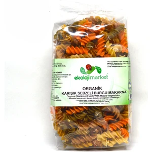 Ekoloji Market Organik Karışık Burgu Makarna 300 Gr