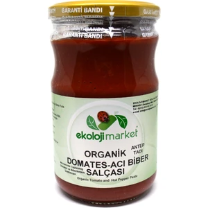 Ekoloji Market Organik Karışık (Domates-Biber) Salçası 660 Gr