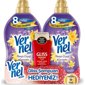 Max Nergis & Lavanta 1440 ml 2 Adet + Gliss Şampuan