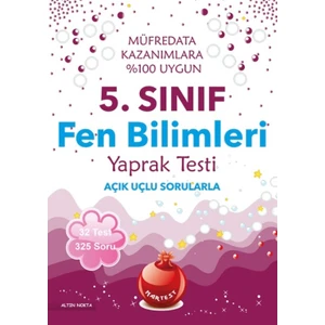 Nartest Yayınevi 5. Sınıf Fen Bilimleri Yaprak Testi Yeni Müfredat