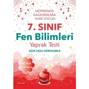 Nartest Yayınevi 7. Sınıf Fen Bilimleri Yaprak Testi Yeni Müfredat