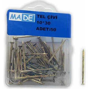 Tel Çivi 10X30 (1 Kutu:50 Adet)