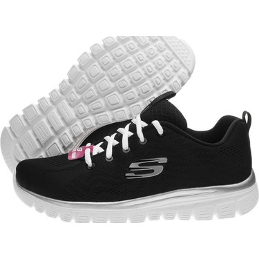 Skechers GRACEFUL-GET CONNECTED Kadın Siyah Spor Ayakkabı Fiyatı