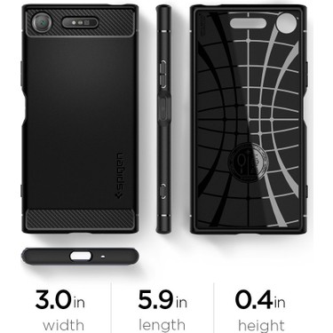 Case Compatible With Sony Xperia XZ1 Case, Carbon Djibouti