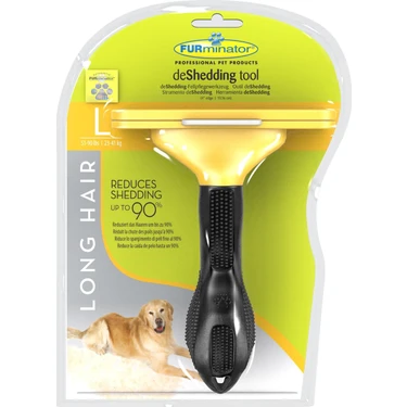 Furminator Uzun Tüylü Köpekler İçin Tüy Toplayıcı L