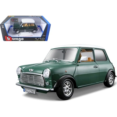 Sunman Burago Mini Cooper 1969 Yeşil Araba Fiyatı