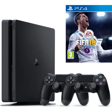 Sony Ps4 Slim 1 Tb Oyun Konsolu + Fifa 18 + 2. 