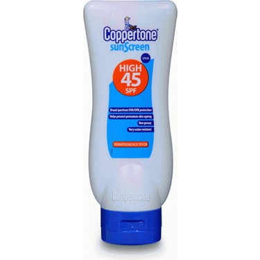 coppertone sunscreen lotion spf 45 200ml