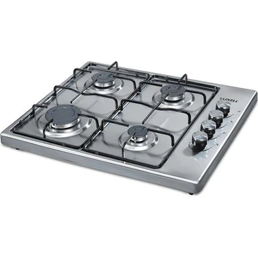 Kumtel Ko-420 Inox Set Üstü Gazlı Ocak 4 Gözlü Metal Yapı ile Düğmeden Ateşleme