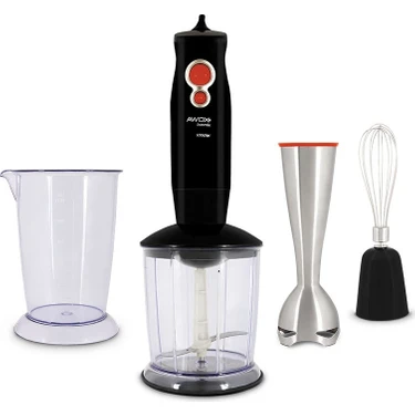 Awox Barmix 3 İn 1 1000 Watt Çıkabilir Çelik Uçlu 3'lü Blender