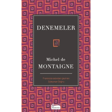 Denemeler (Bez Ciltli) - Michel de
