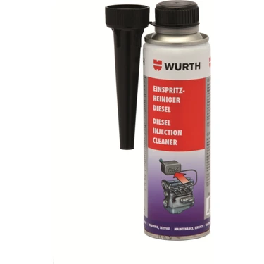 Würth Dizel Enjektör Temizleyici - 300 ml, Common Rail ile Uyumlu, Sentetik Yakıt Tasarrufu