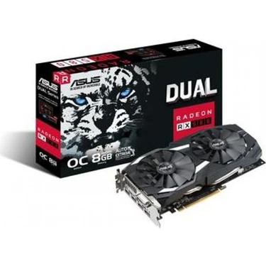 Asus DUAL-RX580-O8G 256Bit 16X Ekran Kartı