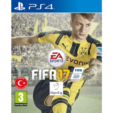 EA Sports FIFA 17 PS4 Oyun Gerçekçi Grafikler ve Çoklu Oyuncu Modu ile Futbolseverler