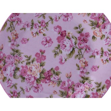 Tac Ahenk Rose Purple 24 Prc Yemek Takimi