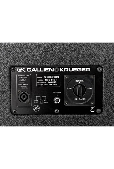 Gallien Krueger NEO212-II 2x12 600W 8Ω Bas Kabin