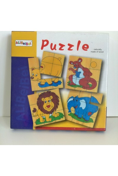 Hdm Puzzle Yapboz Zeka Oyunu Eğitici Oyuncak 4 Adet