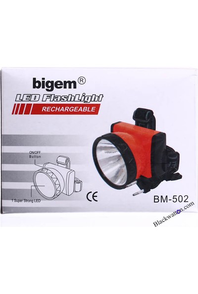 Bigem Bm-502 Şarjlı Kafa Ve Baret Lambası