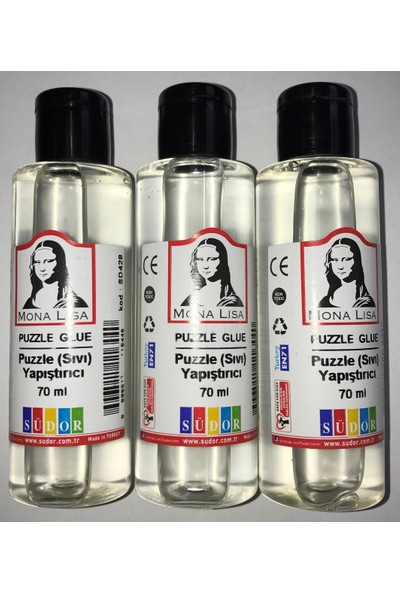 Südor 3 x 70 ml Puzzle Yapıştırıcı Seti (Şeffaf)