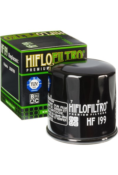 Hiflo HF199 Premium Metal Motosiklet Yağ Filtresi TUV Onaylı