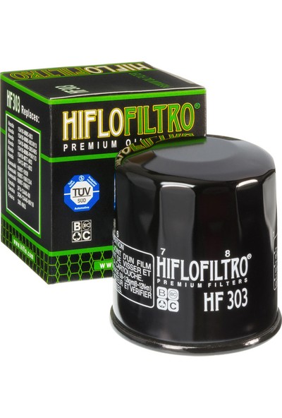 Hiflo HF303 Premium Metal Motosiklet Yağ Filtresi TUV Onaylı