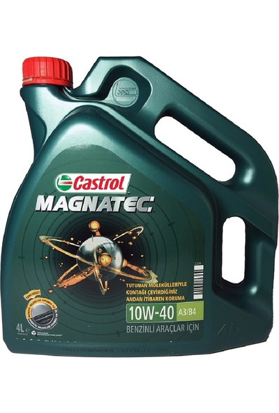 Castrol Magnatec 10W-40 A3/B4 Benzinli Araçlar için 4 Litre Motor Yağı ( Üretim Yılı: 2022 )