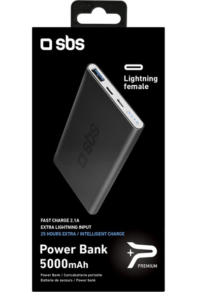 SBS Li-Ion Polimer 10000 mAh Powerbank