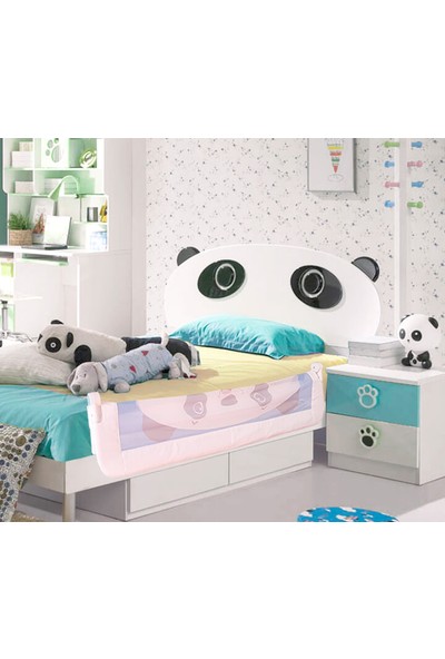 Evokids Panda Katlanabilir Çocuk Yatak Bariyeri - 140X52 Cm
